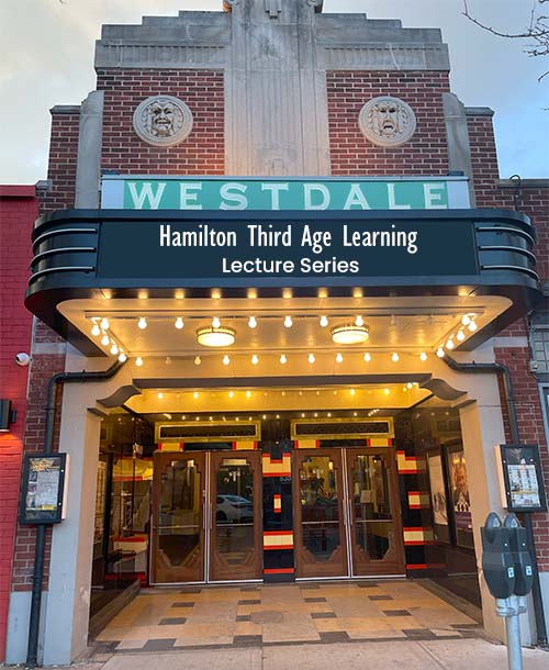 Front Entrance of Westdale Theatre Hamilton Third Age Learning Lectures